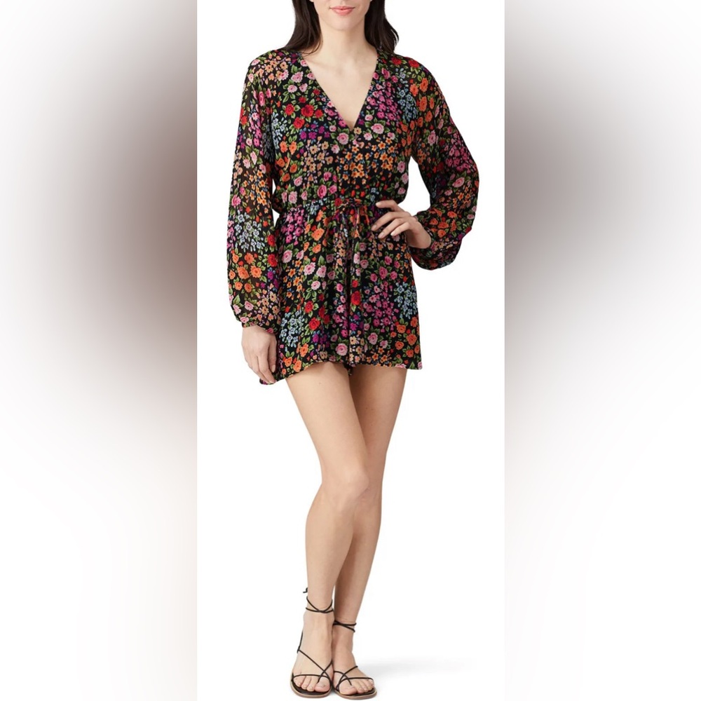 YUMI KIM Women’s L Naomi Romper in Kingston Garden print